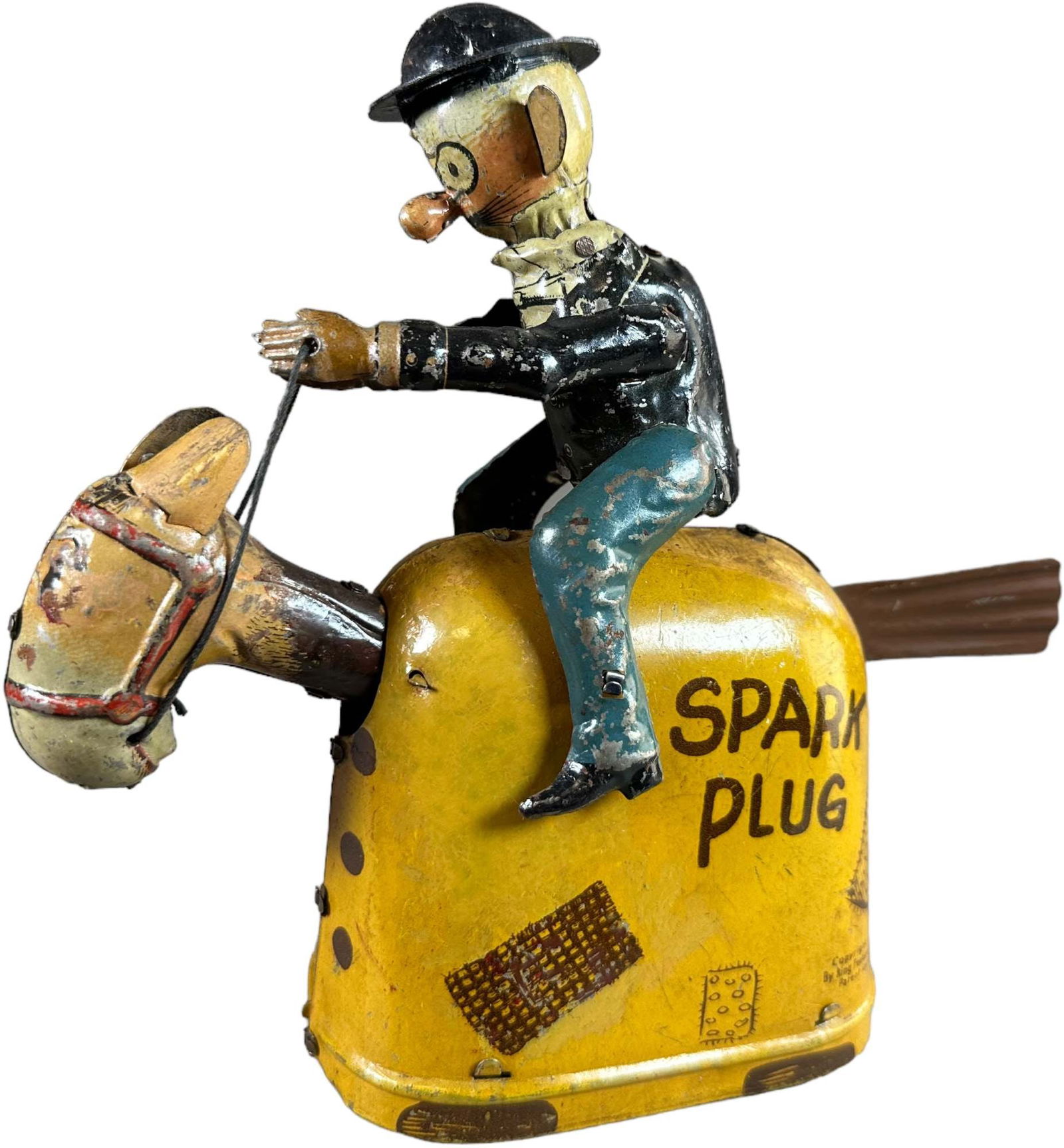 NIFTY FISCHER BARNEY GOOGLE ON SPARK PLUG (1 of 7)