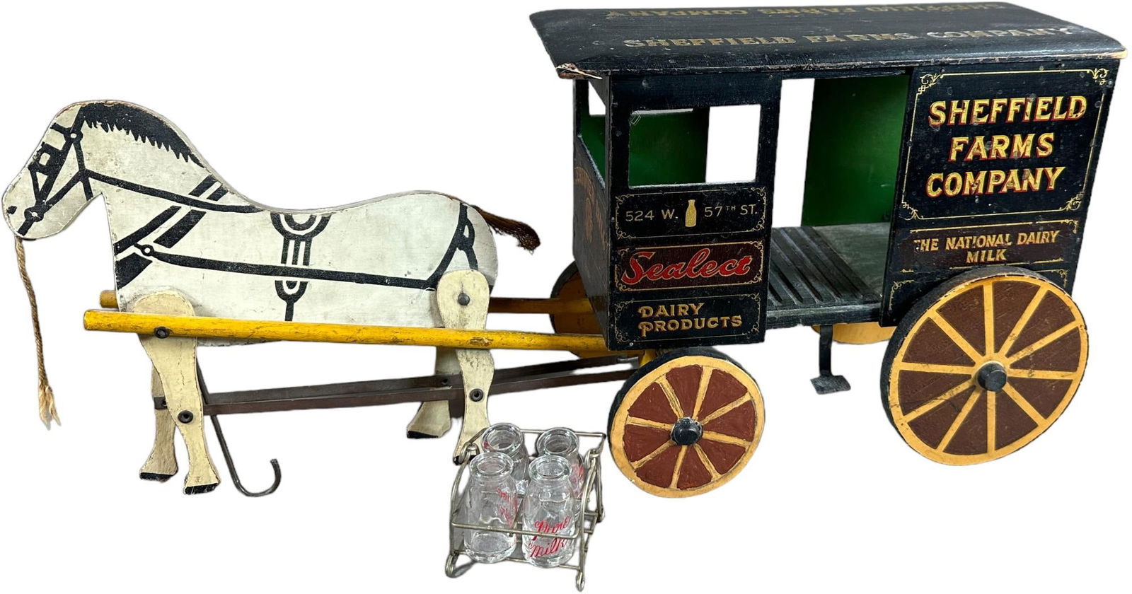 RICH TOYS SHEFFIELD FARMS WOODEN WAGON (1 of 4)