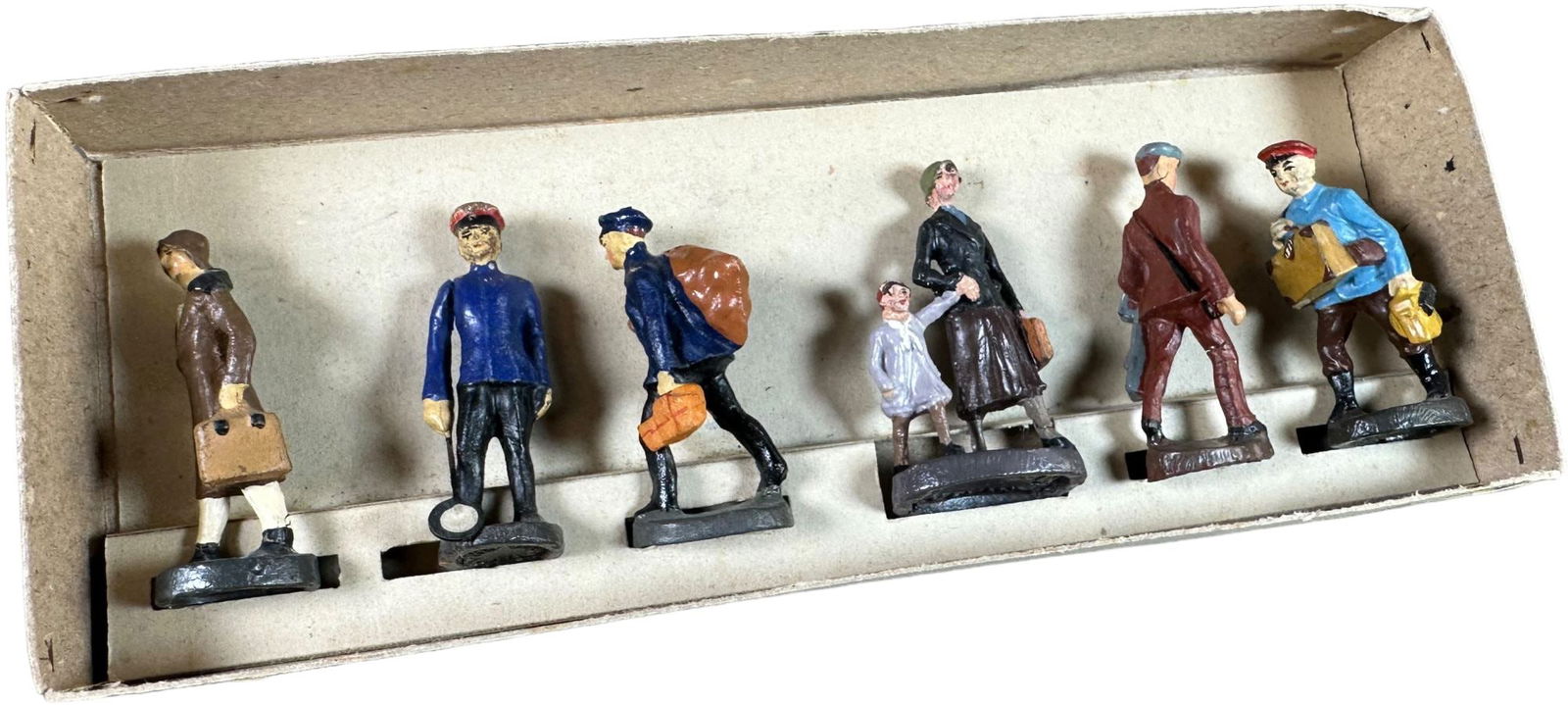 BOXED MARKLIN/ELASTOLIN RAILROAD FIGURES (1 of 5)