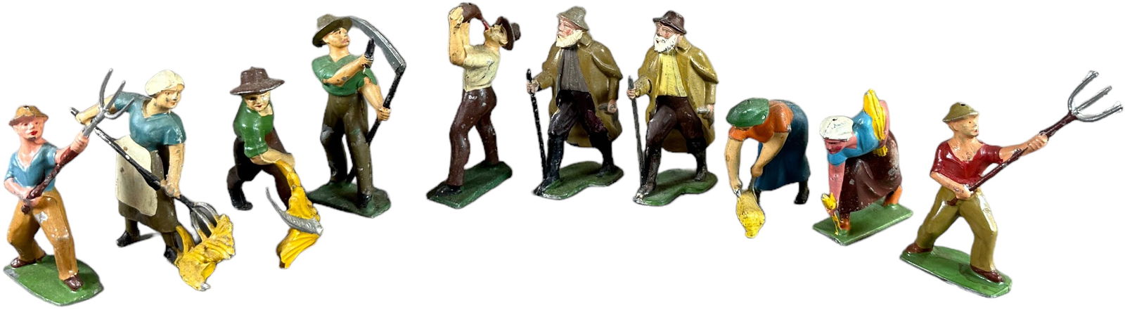 FRENCH HALLOW CAST FARM FIGURES (1 of 3)