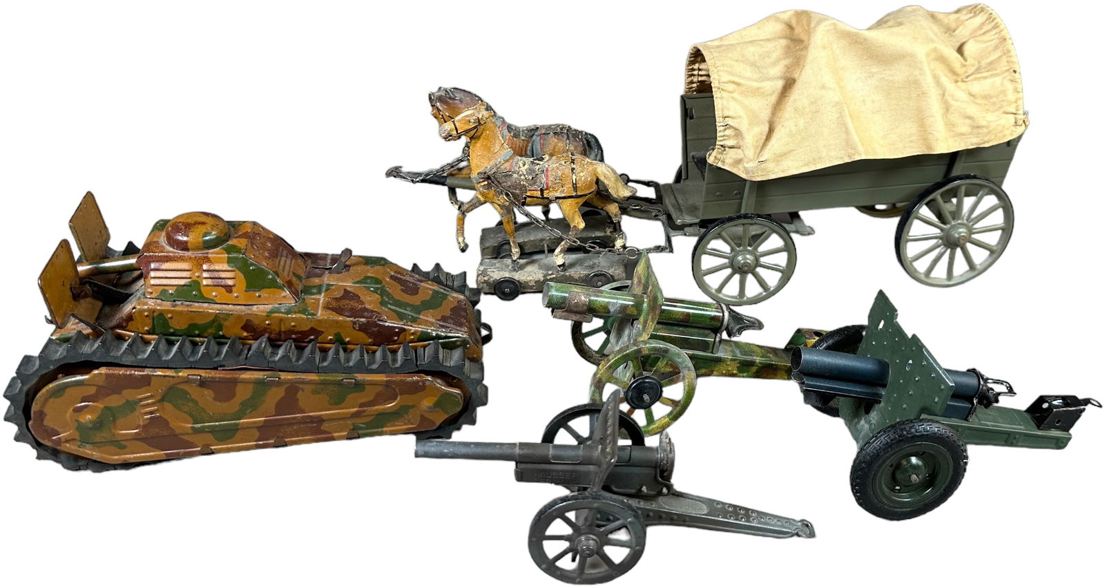 TINPLATE MILITARY TOY LOT (1 of 3)