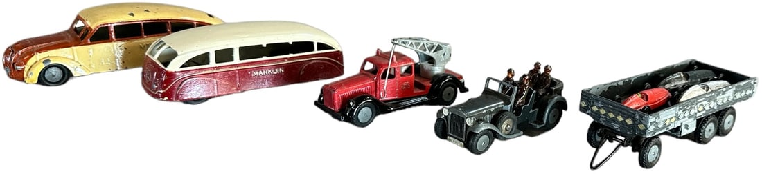 LOT OF MARKLIN PREWAR DIECAST VEHICLES (1 of 6)