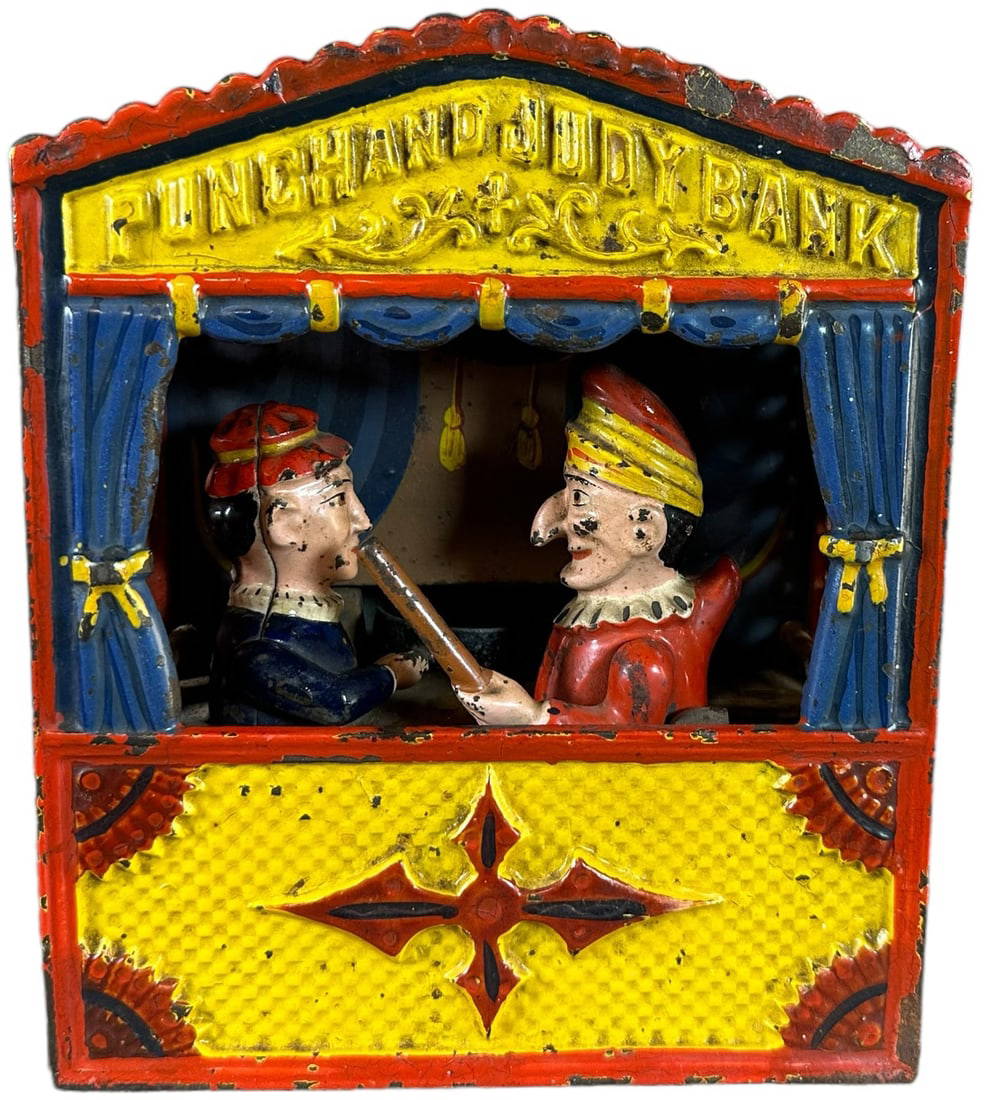 Punch And Judy Mechanical Bank Auction