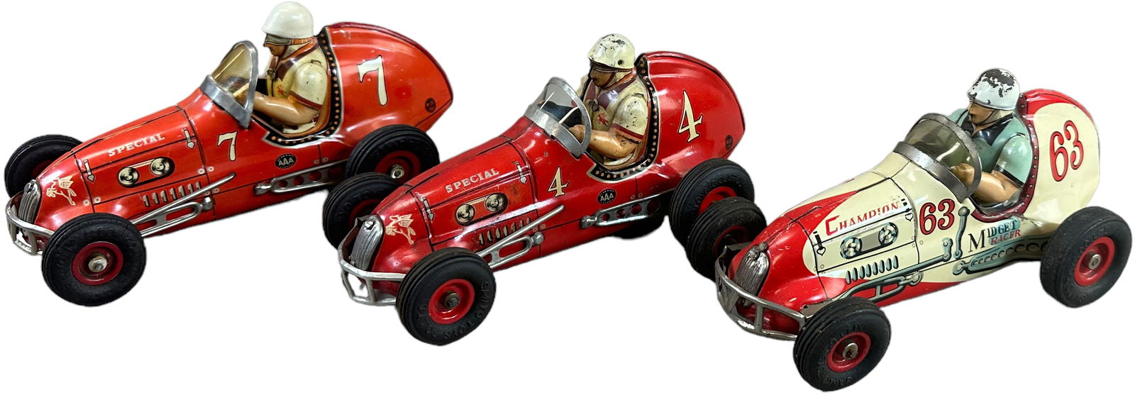 THREE SANYO TOYS CHAMPION RACERS (1 of 6)