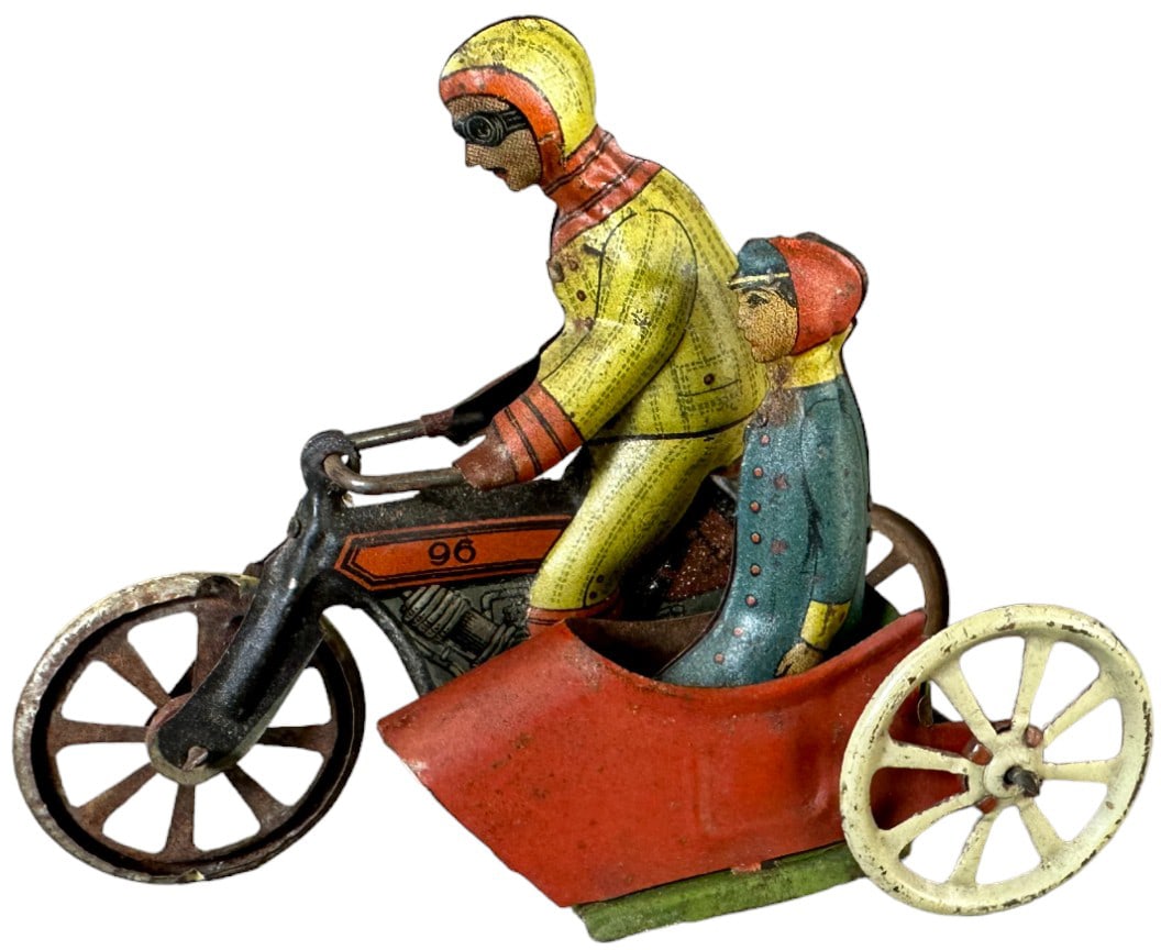 KELLERMAN CYCLE W/SIDECAR PENNY TOY (1 of 6)