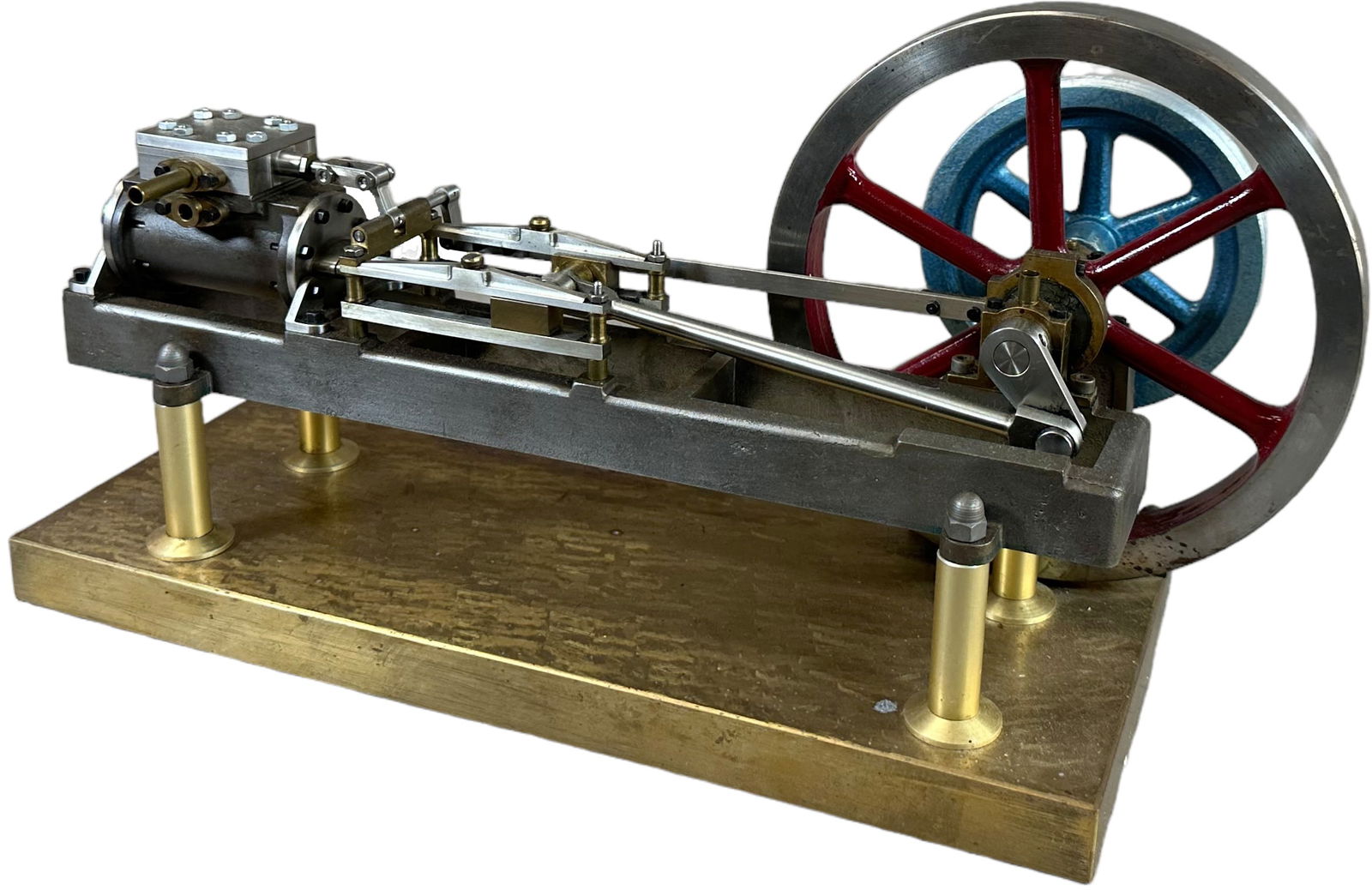 HORIZONTAL STEAM ENGINE W/ CAST BASE (1 of 5)