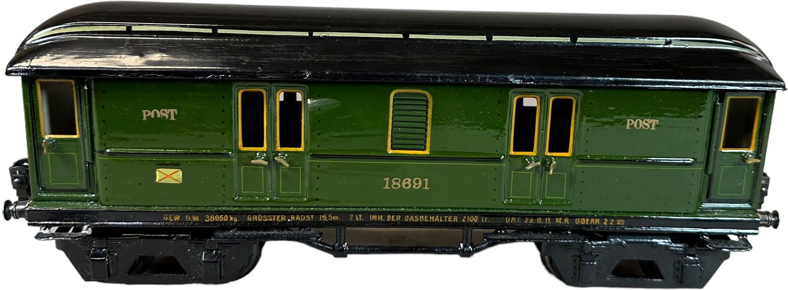 RARE MARKLIN 33CM #18691 POSTAL CAR (1 of 6)