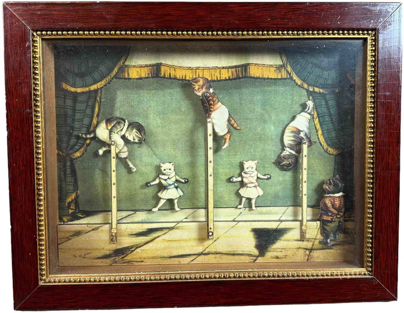 GERMAN PERFORMING CATS MOVING PICTURE AUTOMATON (1 of 4)