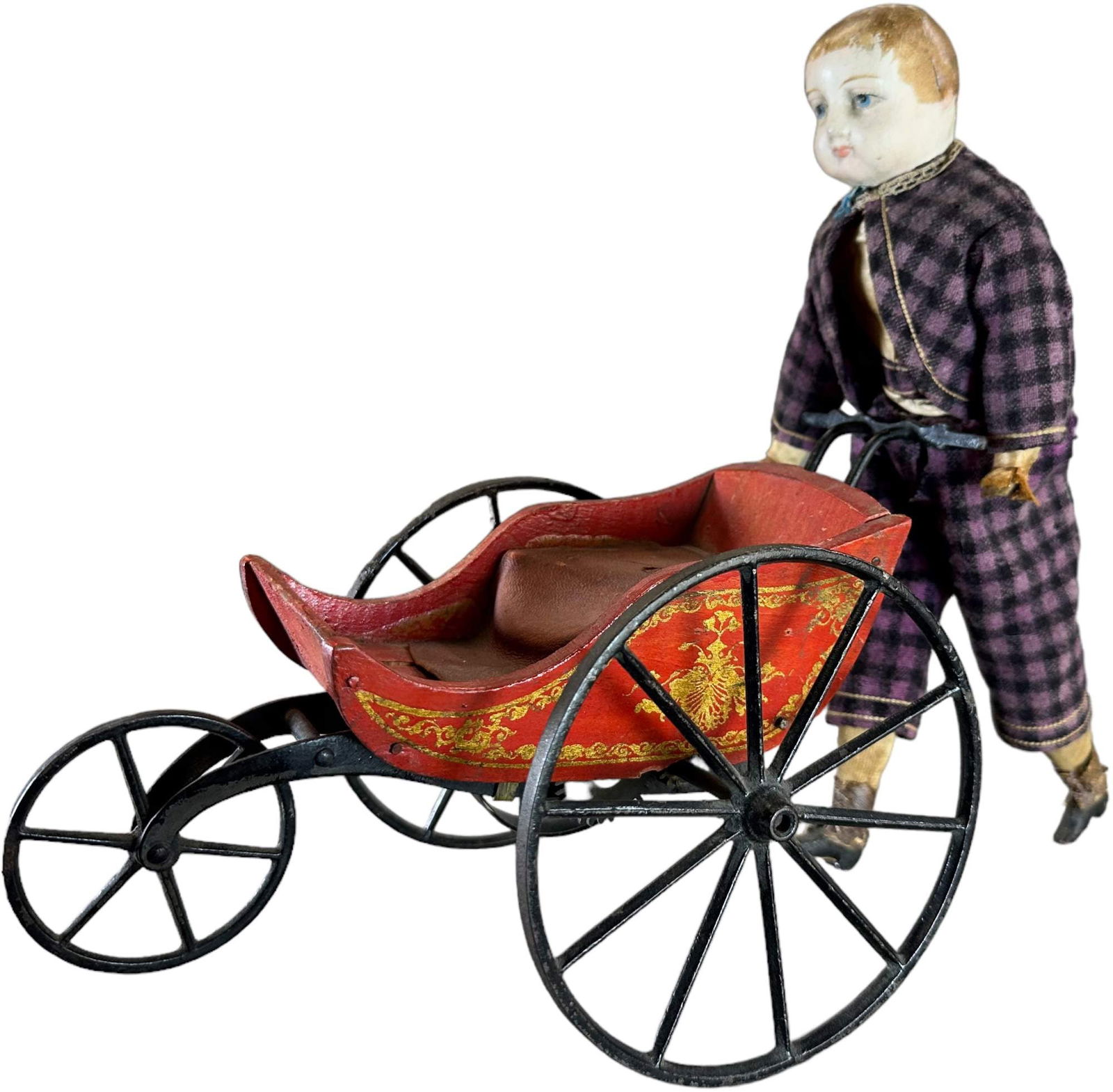 GOODWIN WALKING DOLL W/ CARRIAGE (1 of 5)