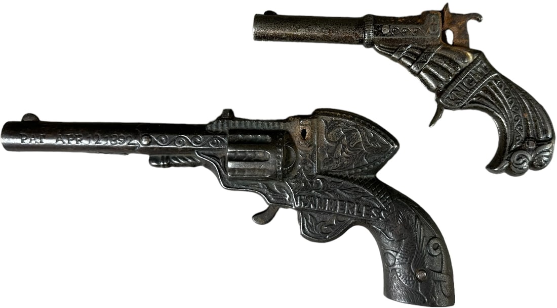 HAMMERLESS & KNIGHT CAP GUNS (1 of 2)