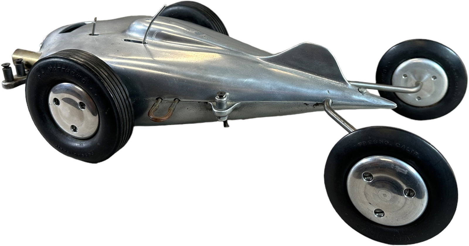 MATTHEWS V-CAR AERODYNAMIC GAS TETHER CAR (1 of 9)