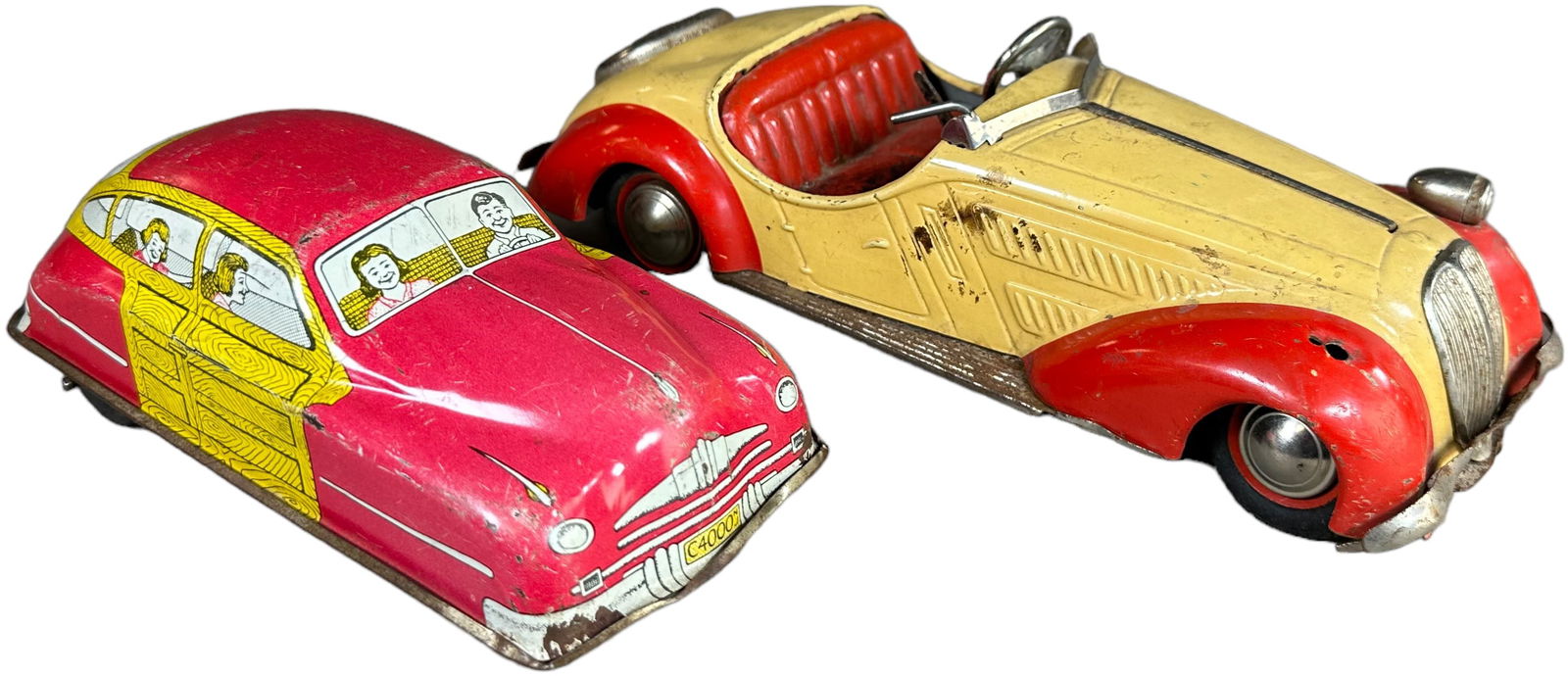 DISTLER SPORTS CAR W/LITHO TIN AUTO (1 of 3)