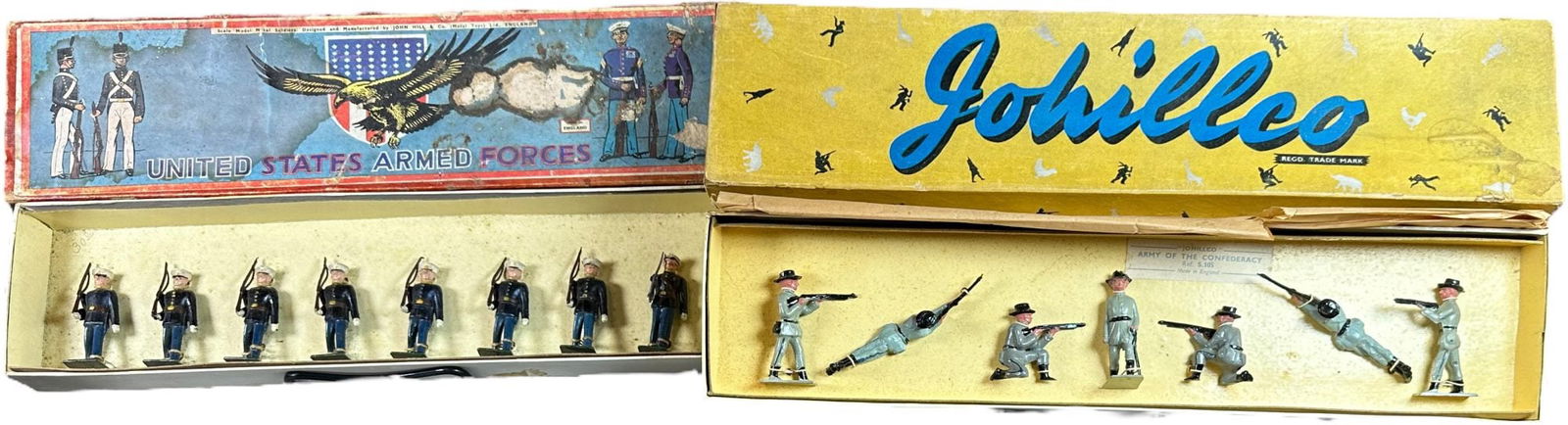 TWO BOXED VINTAGE JOHILLCO SETS (1 of 5)