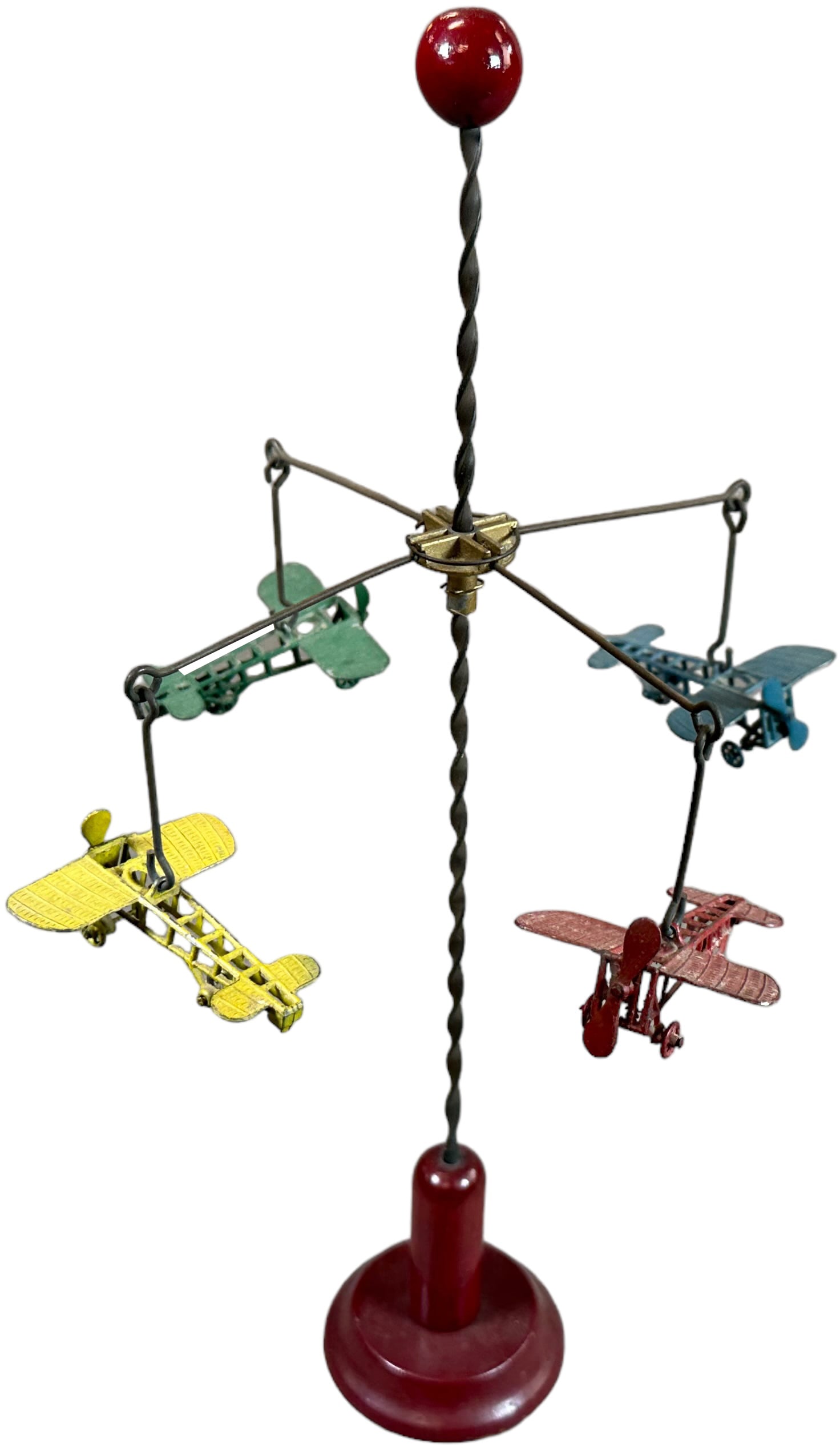 GRAVITY FED LEAD AIRPLANE SPIRAL TOY (1 of 4)