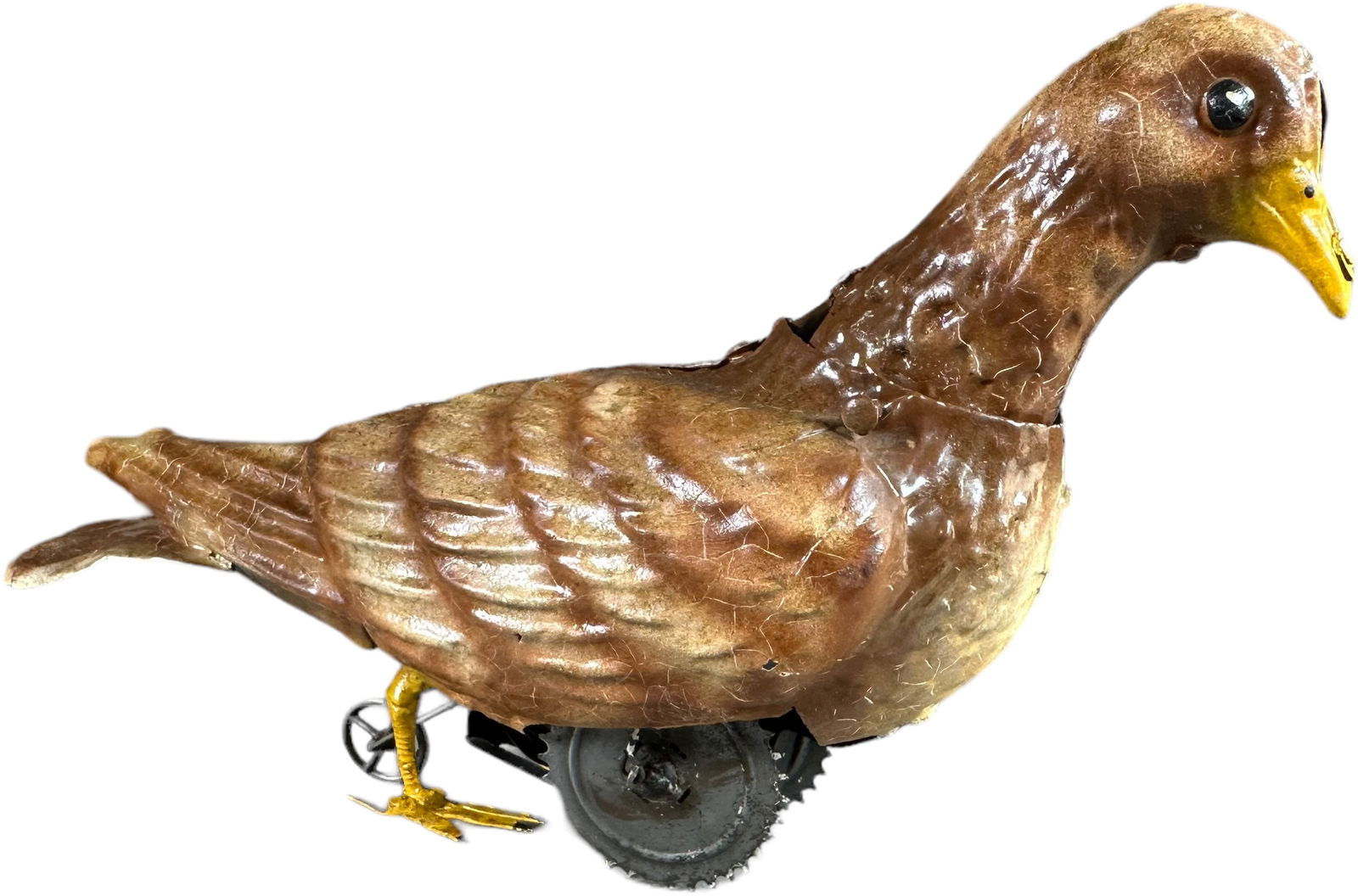GERMAN TIN WINDUP PIGEON (1 of 6)