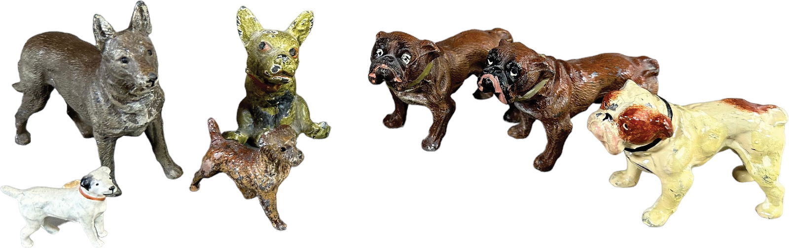 GERMAN & AUSTRIAN LEAD DOG FIGURES (1 of 6)