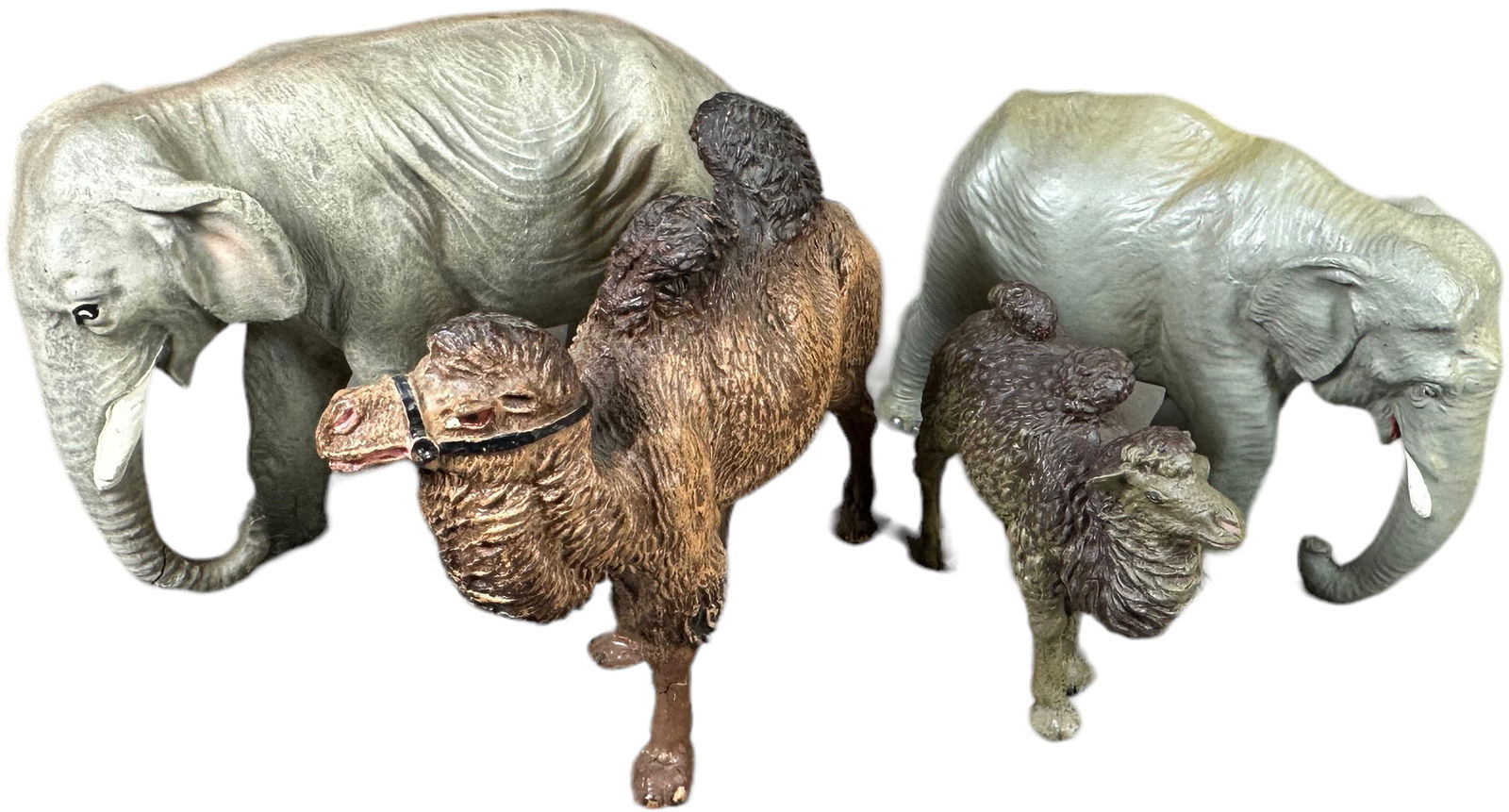 COMPOSITION CAMELS & ELEPHANT FIGURES (1 of 3)