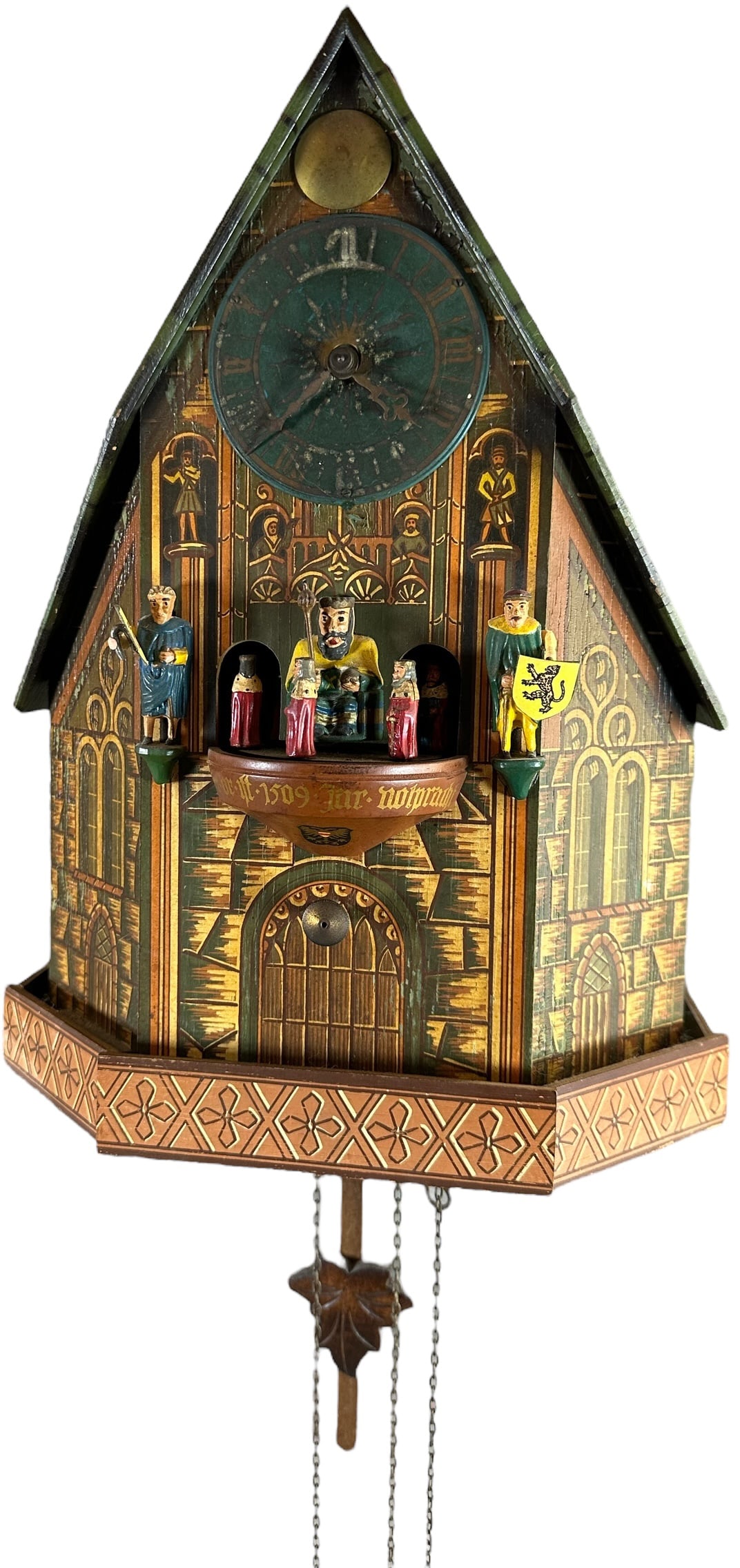 GERMAN ANIMATED ALPINE CLOCK (1 of 7)