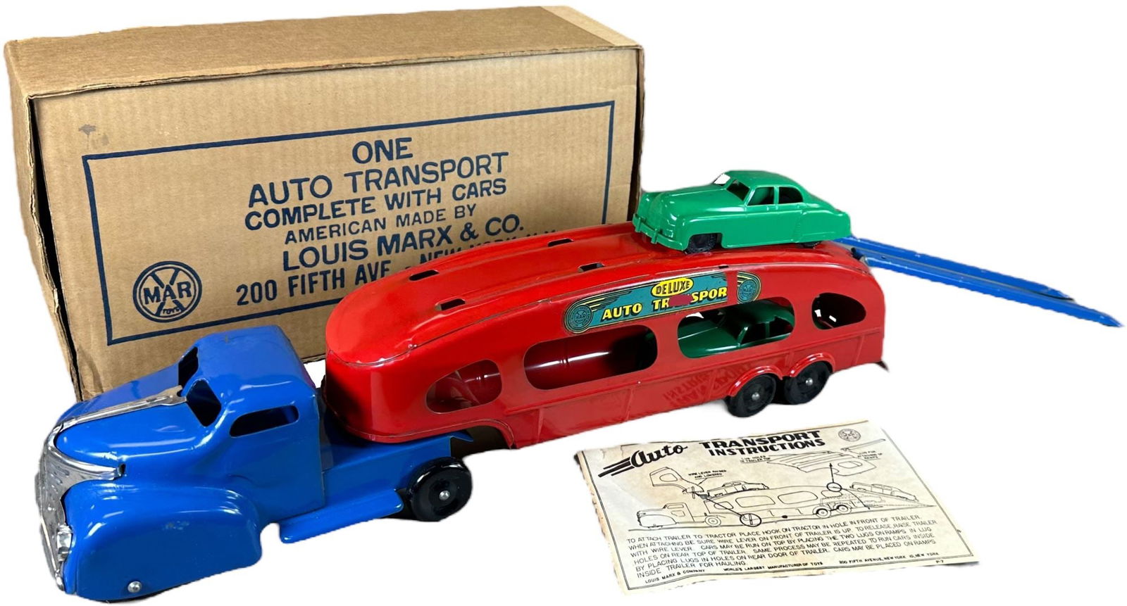 BOXED MARX AUTO TRANSPORT (1 of 4)