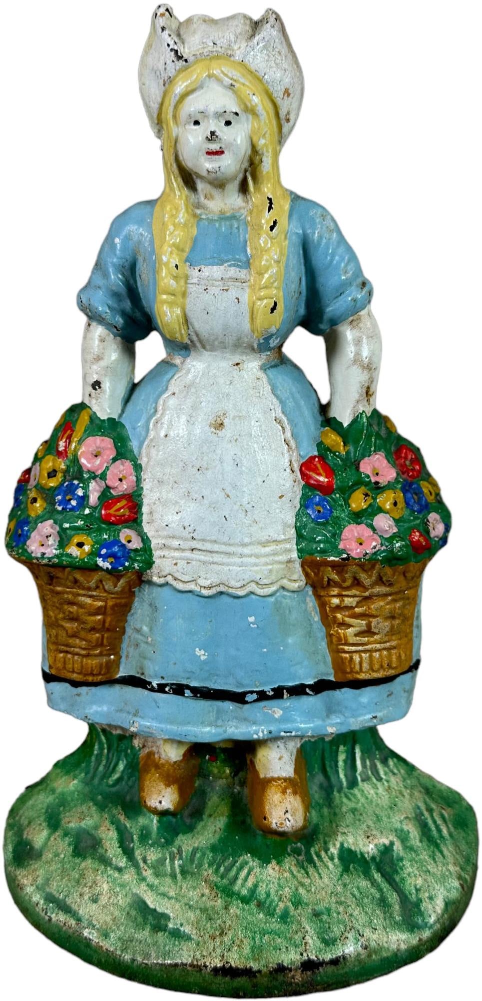 DUTCH GIRL WITH TWO BASKETS DOORSTOP (1 of 5)