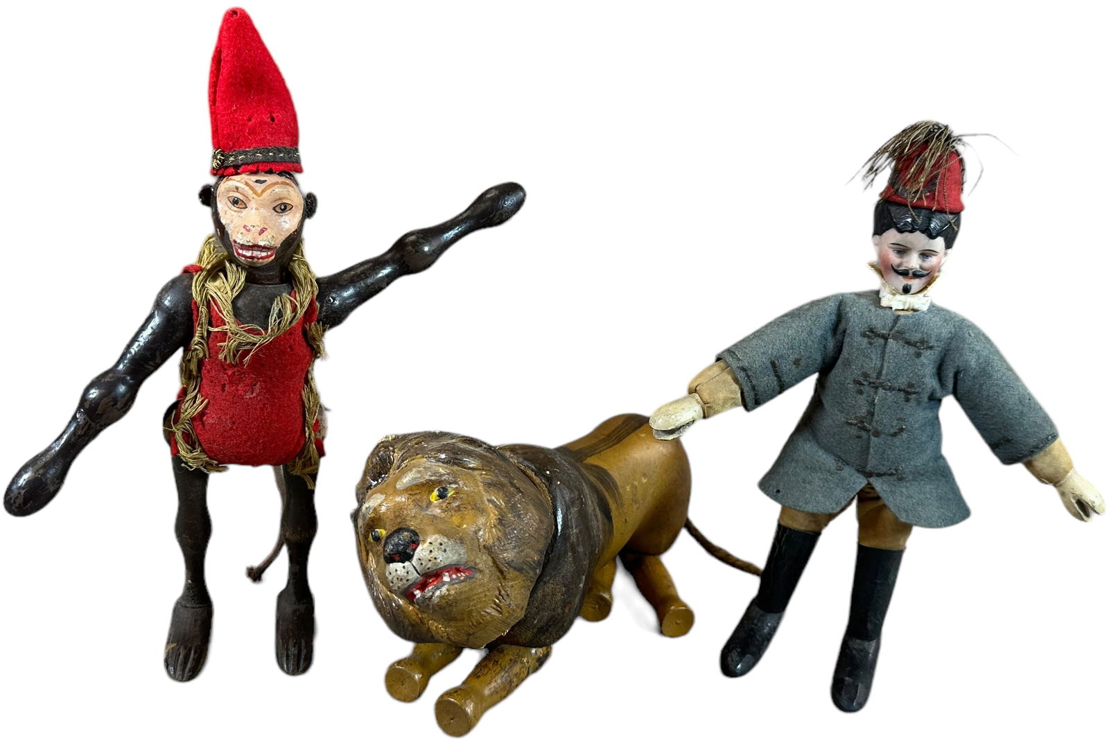 THREE SCHOENHUT CIRCUS FIGURES (1 of 3)