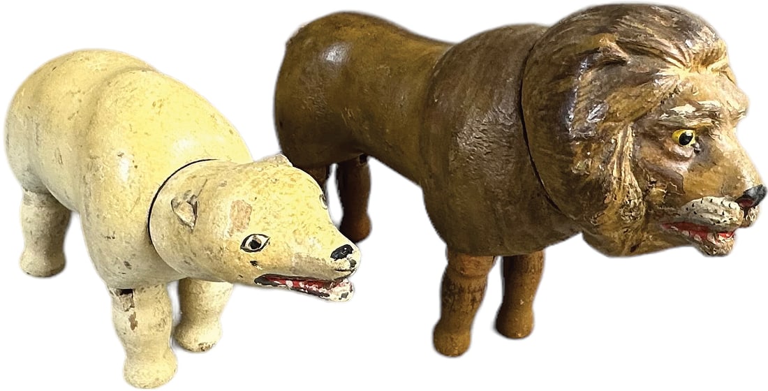 SCHOENHUT LION & POLAR BEAR (1 of 4)