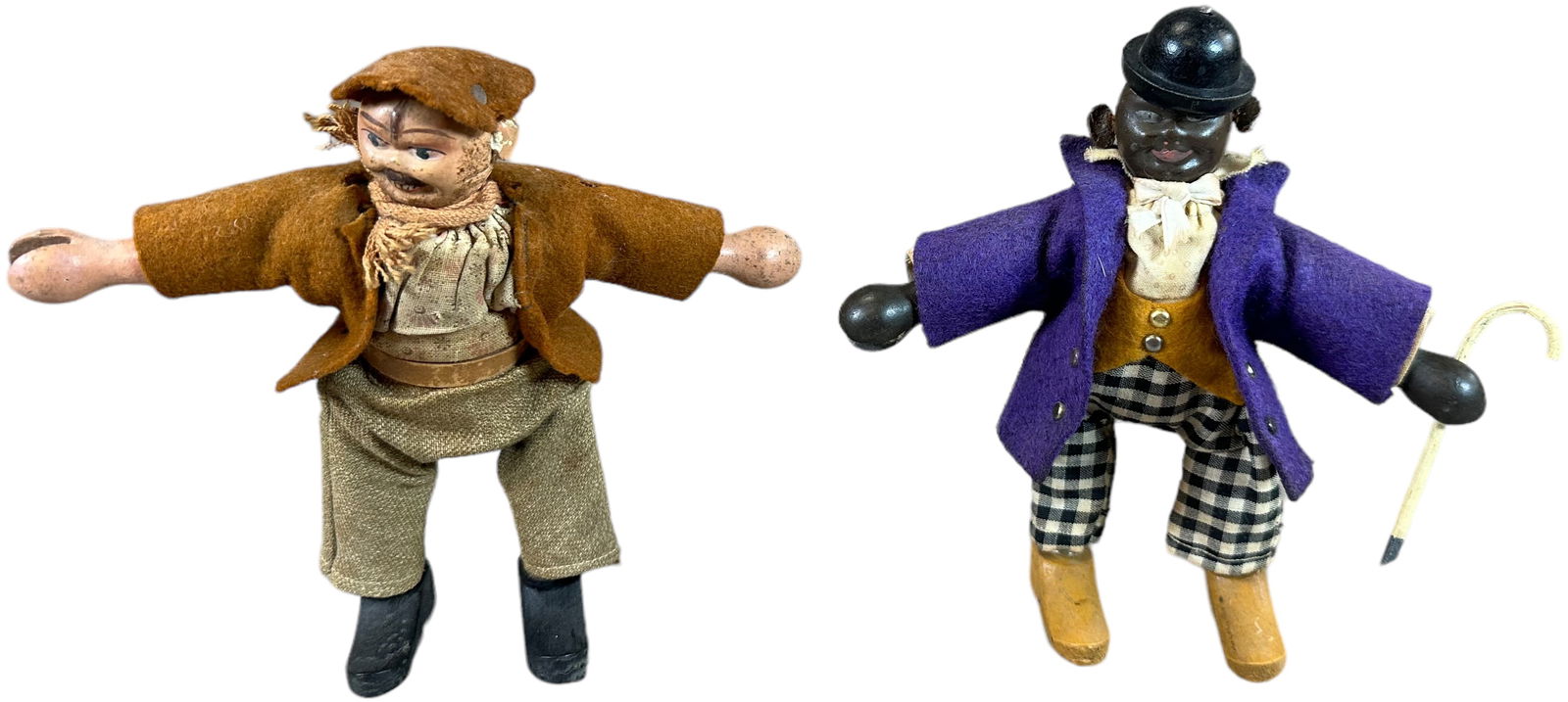 SCHOENHUT REDUCED-SIZE HOBO & DUDE (1 of 4)