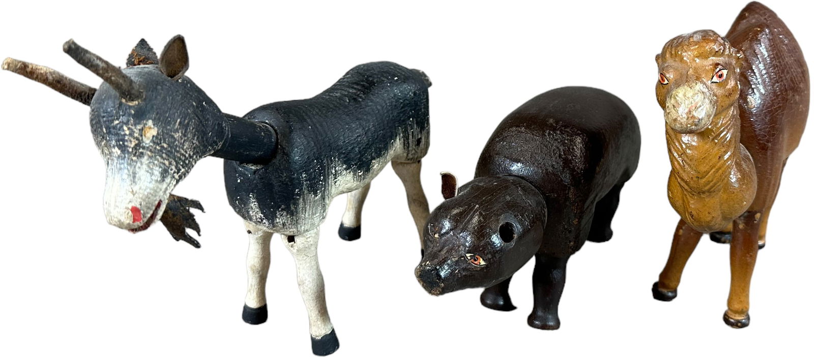 THREE SCHOENHUT REDUCED-SIZE ANIMALS (1 of 7)