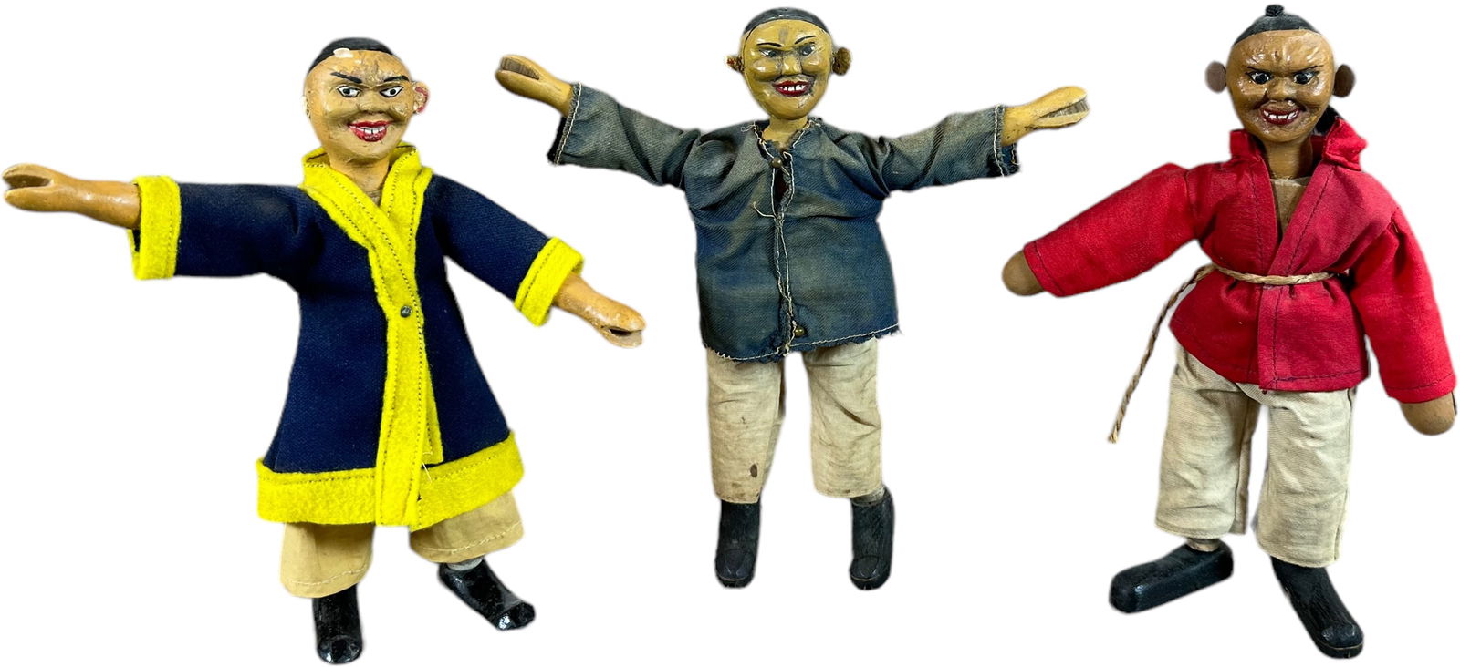 THREE SCHOENHUT CHINAMEN (1 of 4)