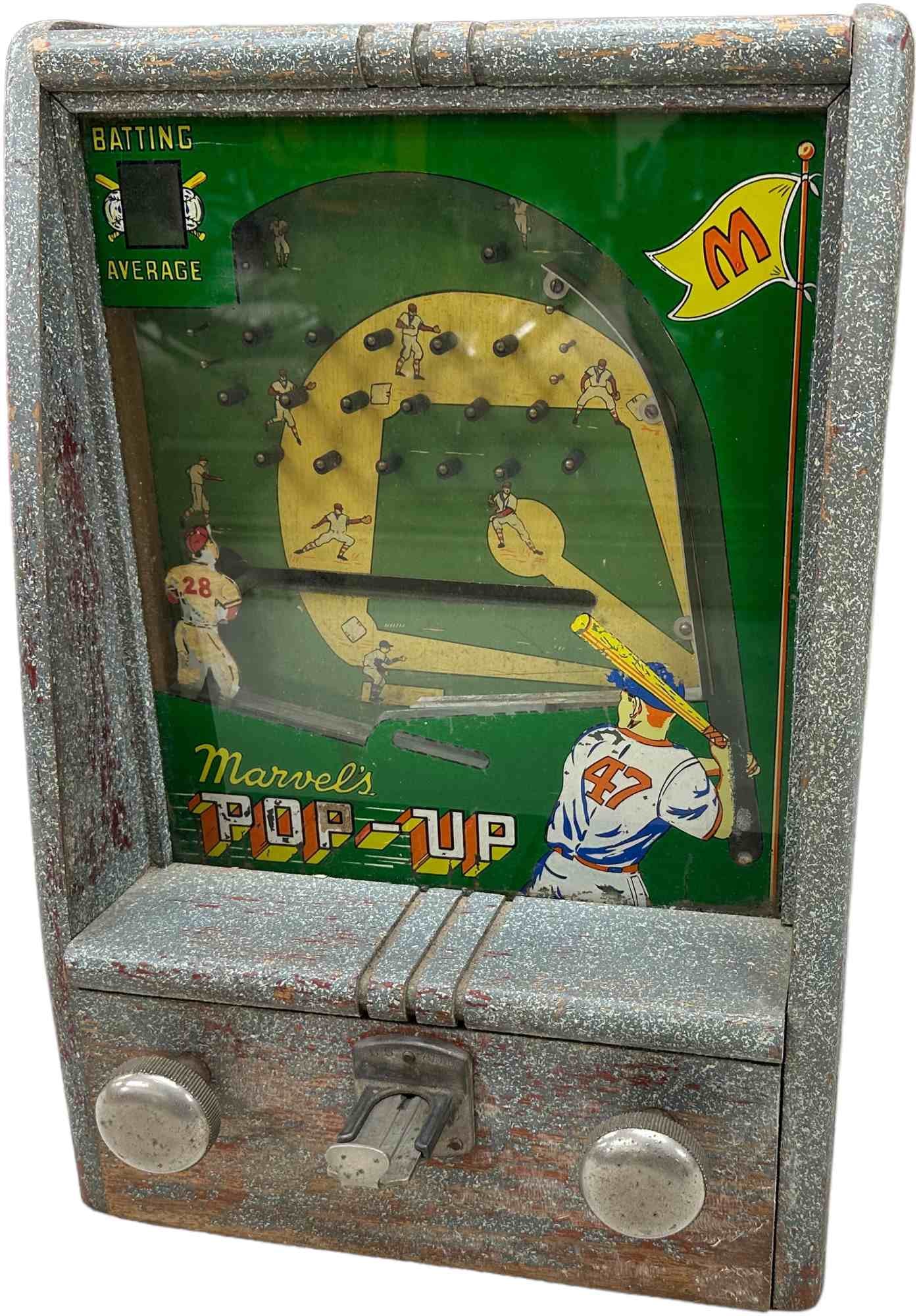1-cent MARVEL POP-UP BASEBALL ARCADE GAME (1 of 5)