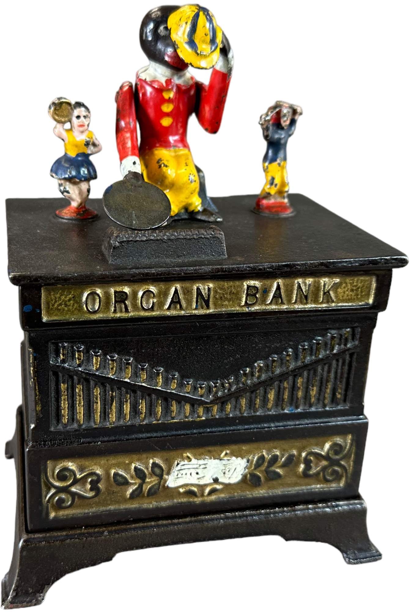 ORGAN MECHANICAL BANK - BOY & GIRL (1 of 5)