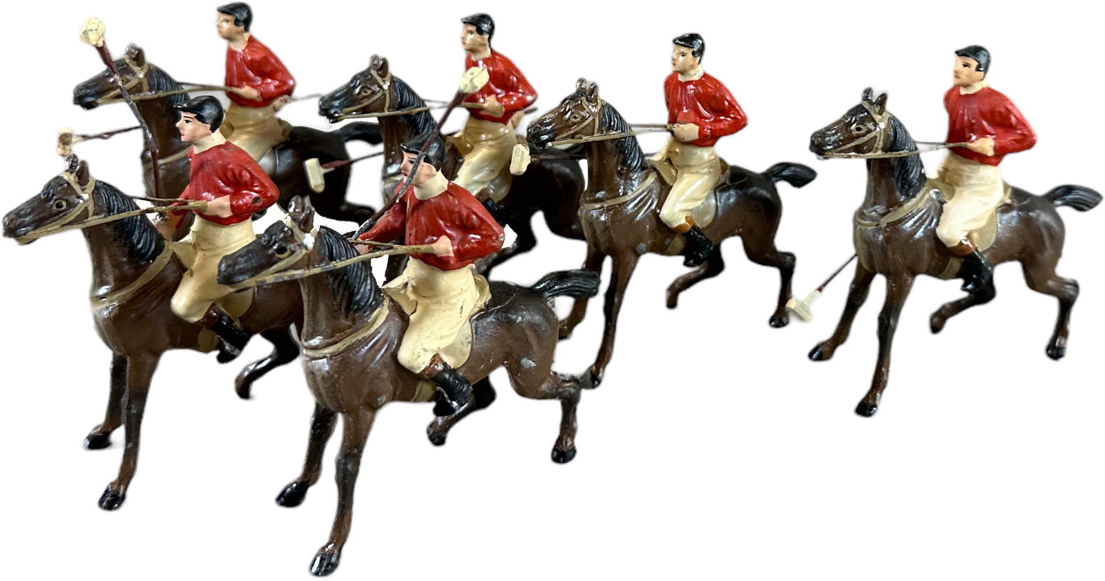 SIX HEYDE POLO PLAYER FIGURES (1 of 5)