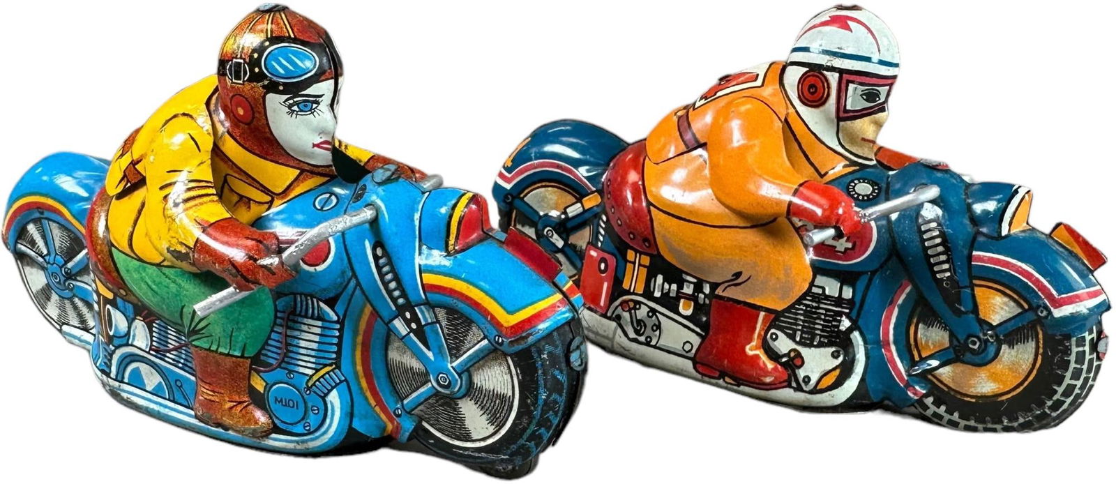 TWO JAPANESE LITHOGRAPHED FRICTION CYCLES (1 of 6)