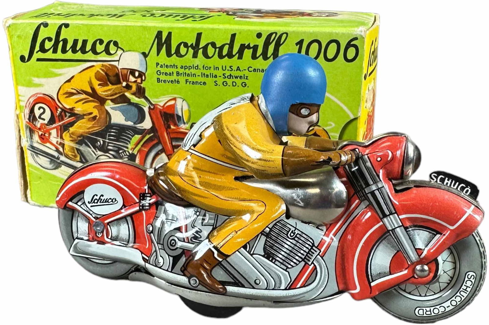 BOXED SCHUCO 1006 MOTODRILL MOTORCYCLE (1 of 4)