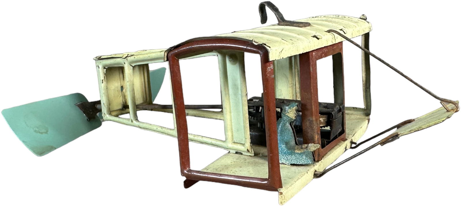 SMALL FISCHER BI-WING PUSHER PLANE (1 of 8)