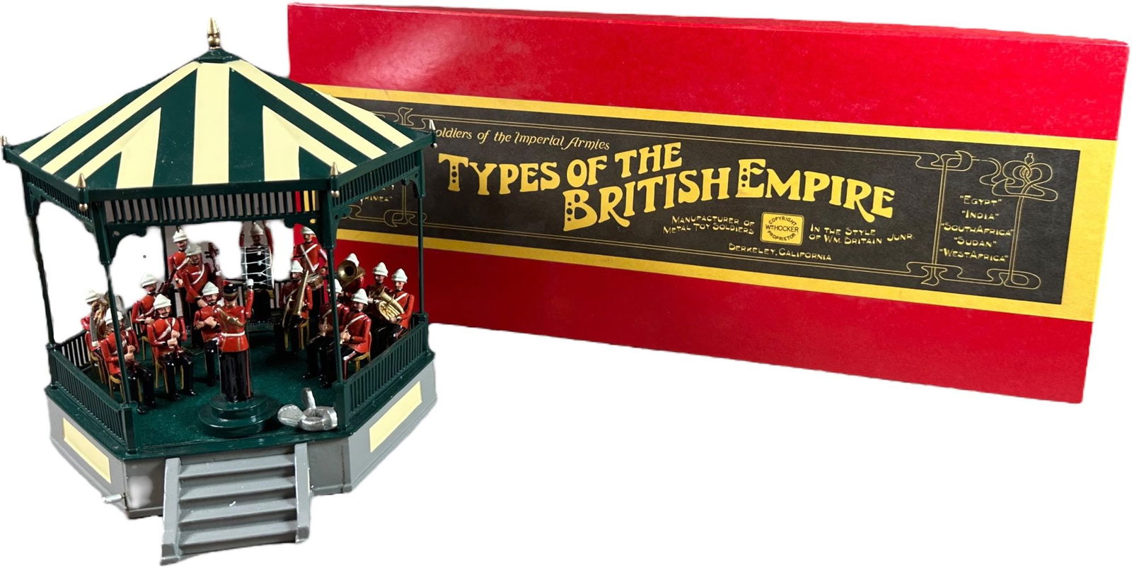 HOCKER SET #95 MUSIC BOX MILITARY BANDSTAND (1 of 9)