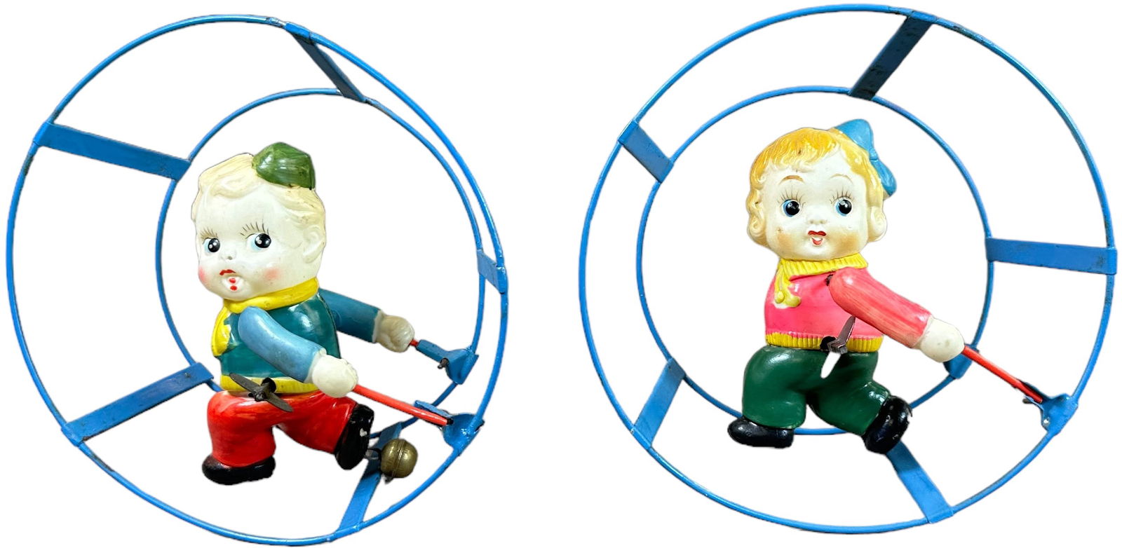 JAPANESE CELLULOID CHILDREN HOOP TOYS (1 of 7)