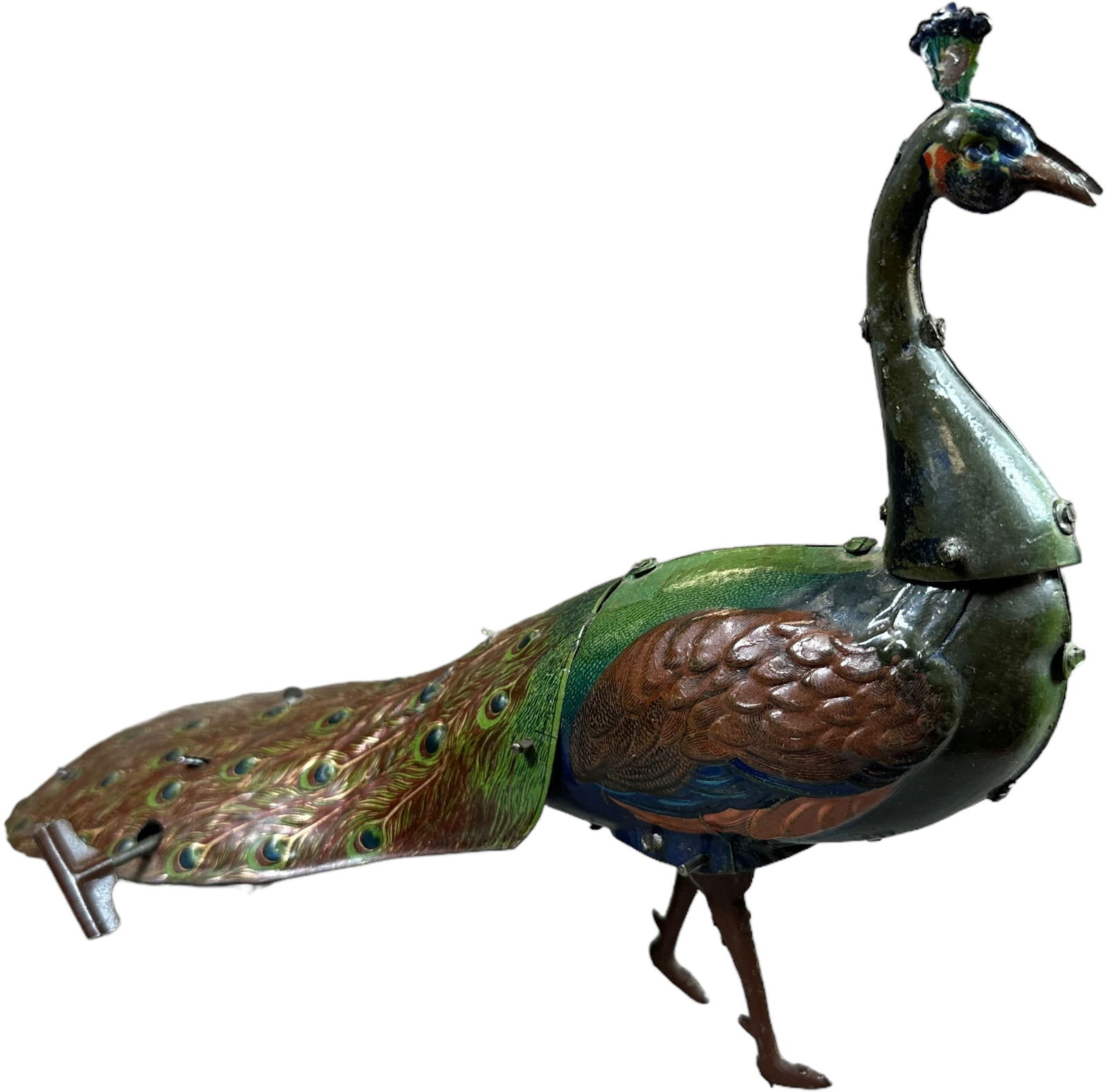 HANS EBERL EBO PAO-PAO PEACOCK: 274. HANS EBERL EBO PAO-PAO PEACOCK | 9.5" l. | Clean and bright example (Excellent to Pristine Condition) | $300 - $600