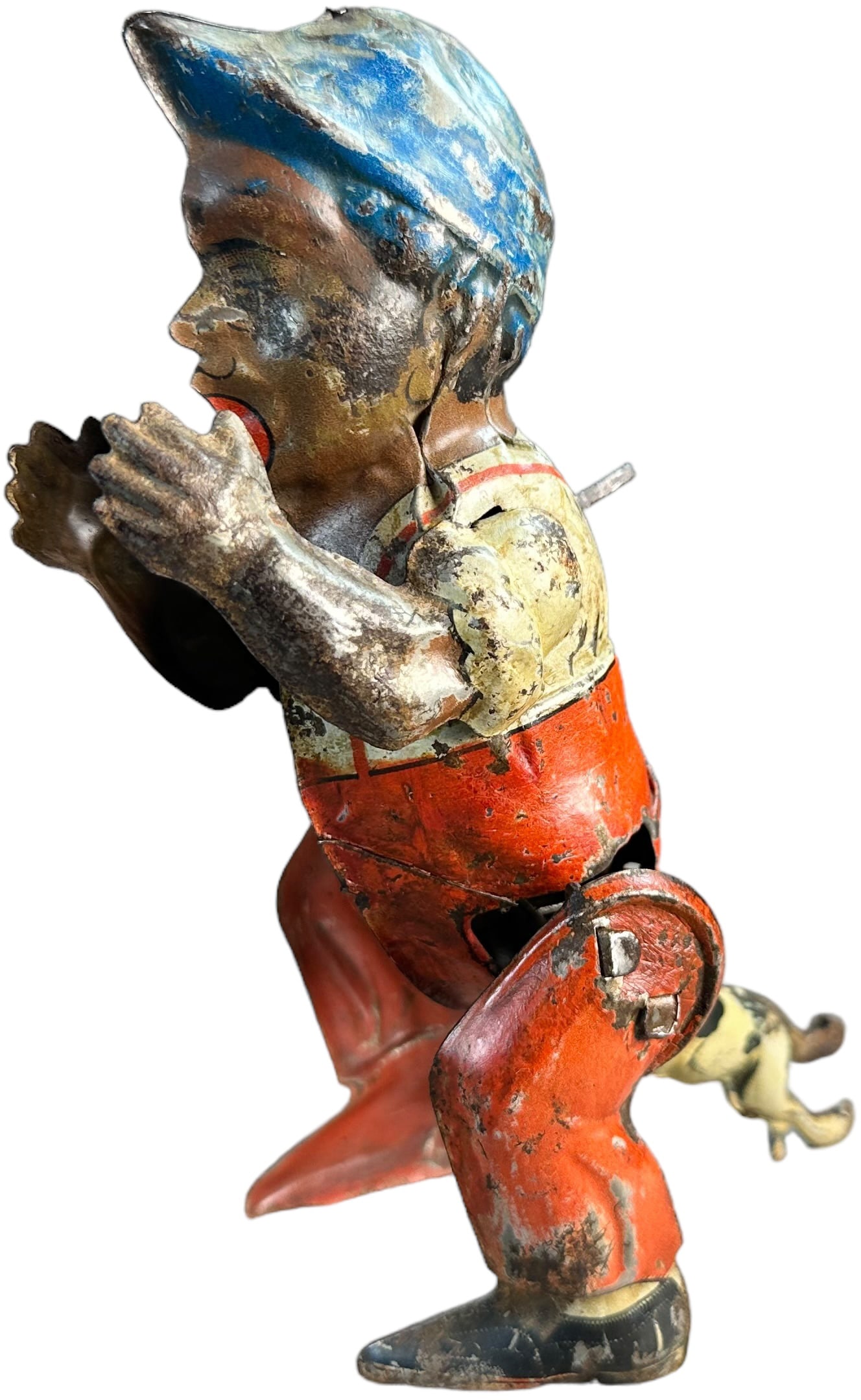 MANGOLD DOG CHASING BLACK BOY TOY (1 of 7)