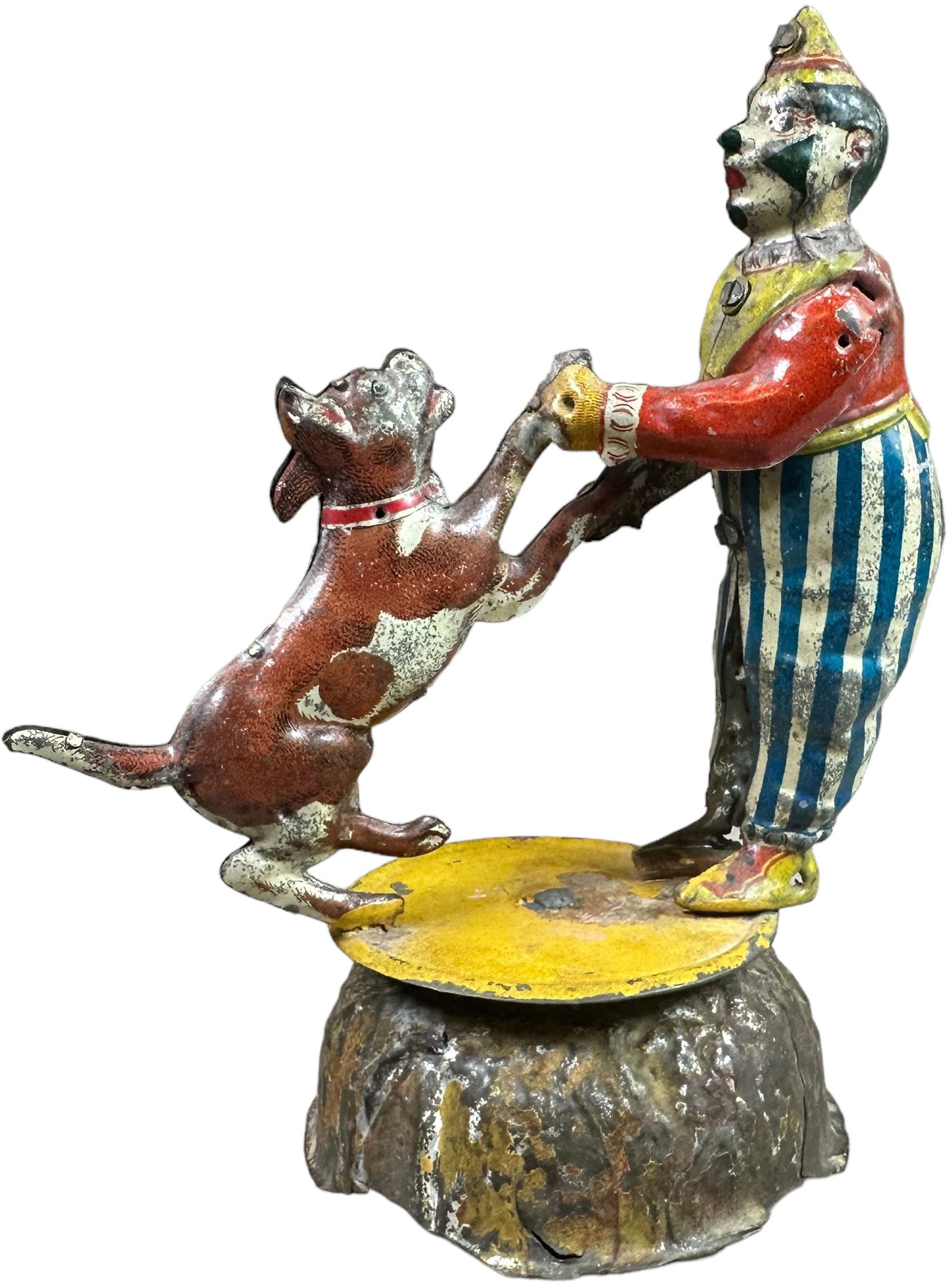 GERMAN TWIRLING CLOWN AND CIRCUS DOG (1 of 4)