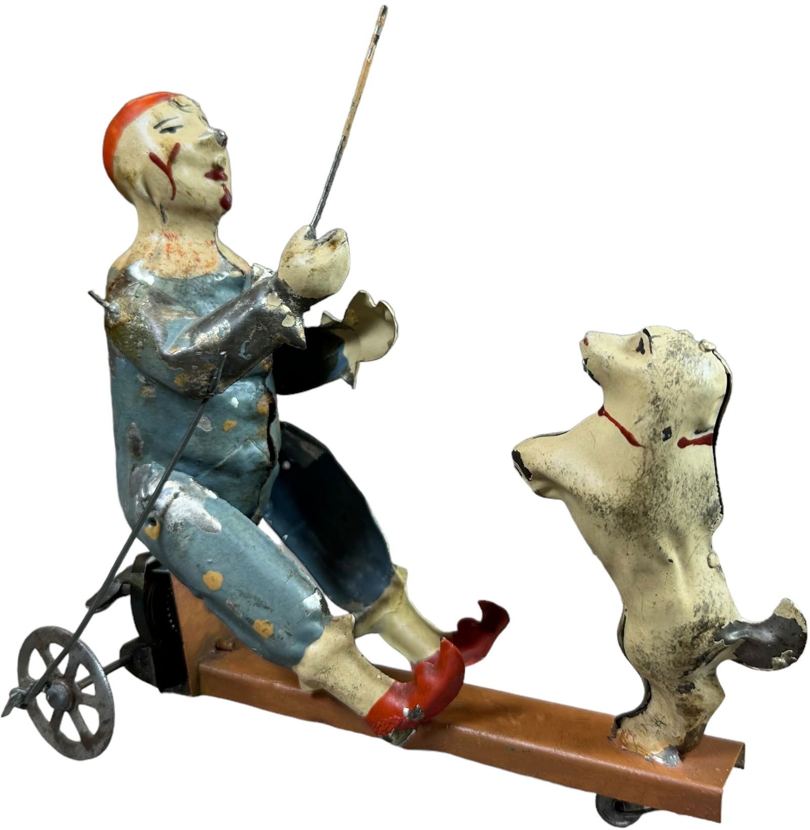 GEORG SCHWEIGER CLOWN PERFORMING POODLE TOY (1 of 5)