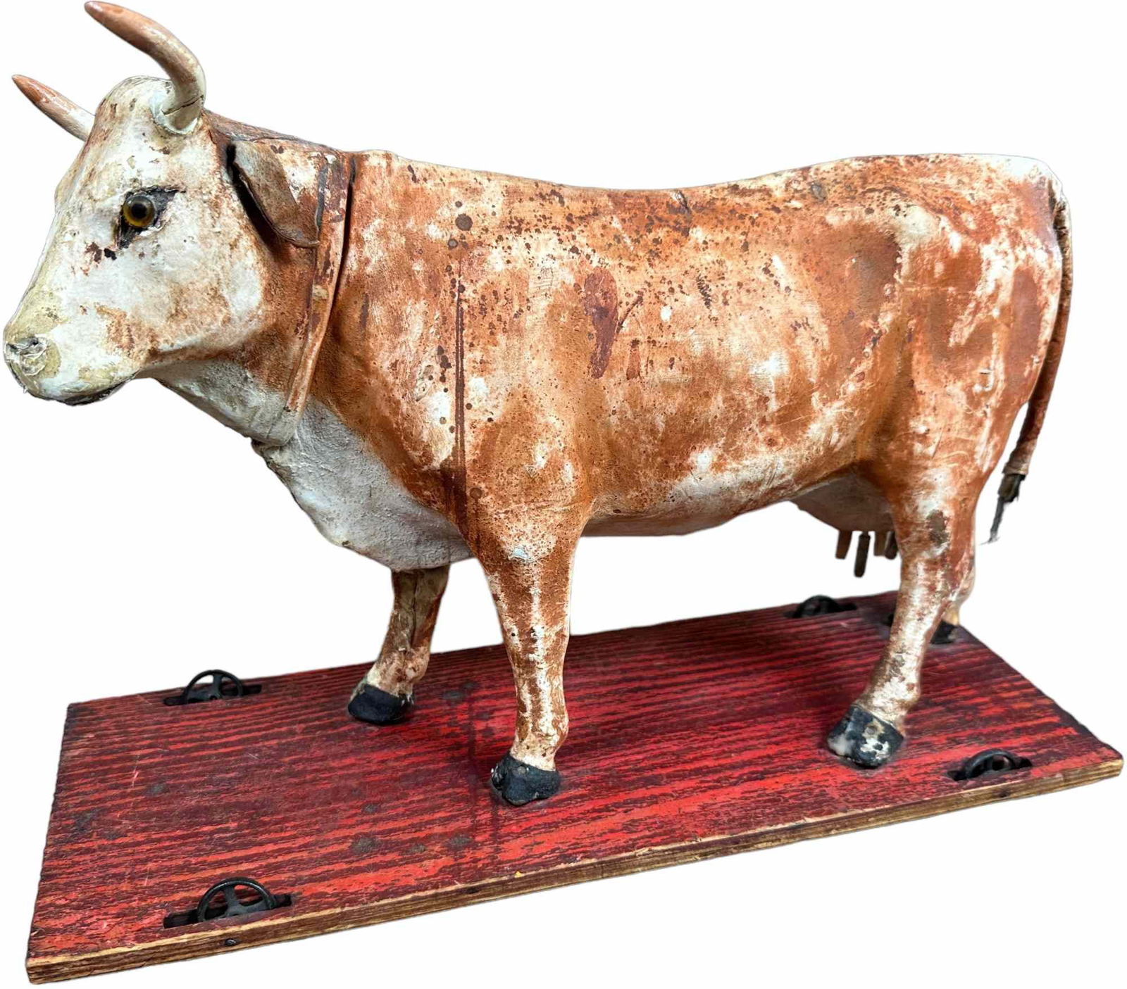 PLATFORM COW PULL TOY (1 of 6)