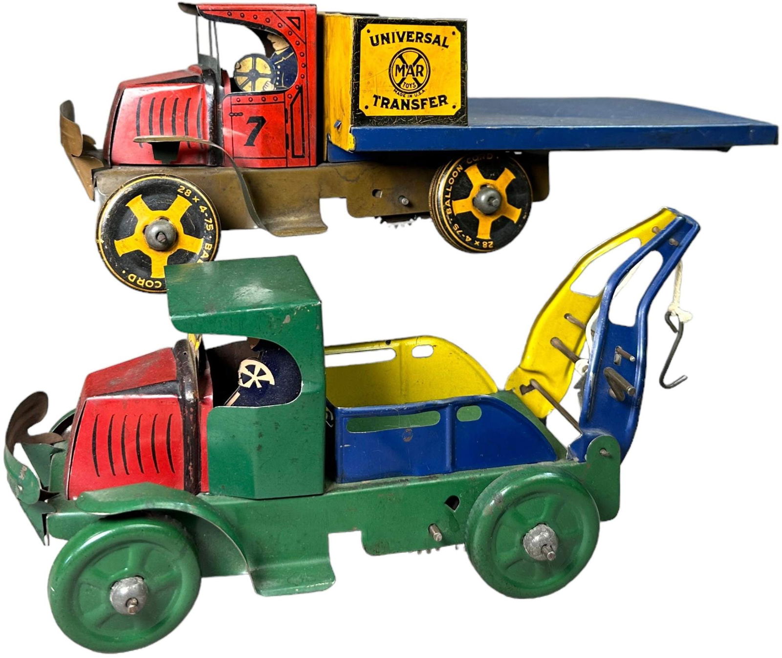 MARX TRANSFER TRUCK AND WRECKER (1 of 5)