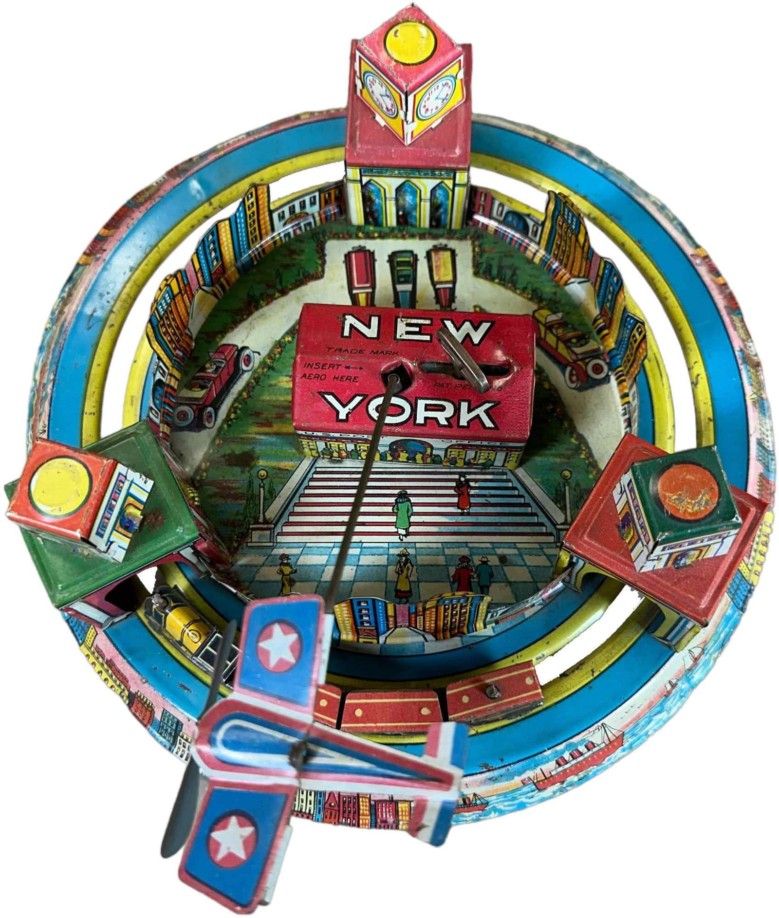 MARX NEW YORK CITY TOY: 431. MARX NEW YORK CITY TOY | 9" l. | All original in (Very Good to Excellent Condition) | $300 - $600