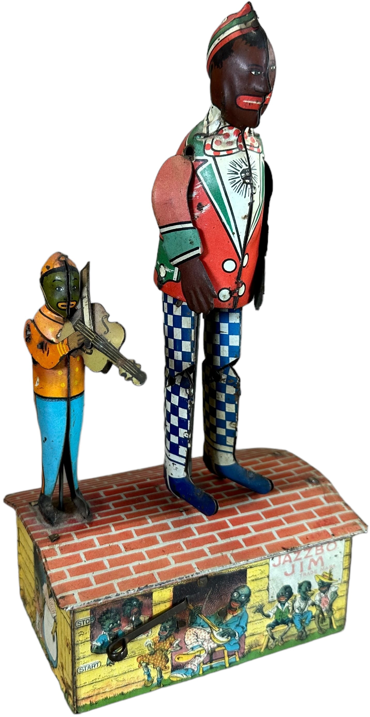 UNIQUE ART JAZZBO JIM W/ VIOLIN PLAYER (1 of 5)