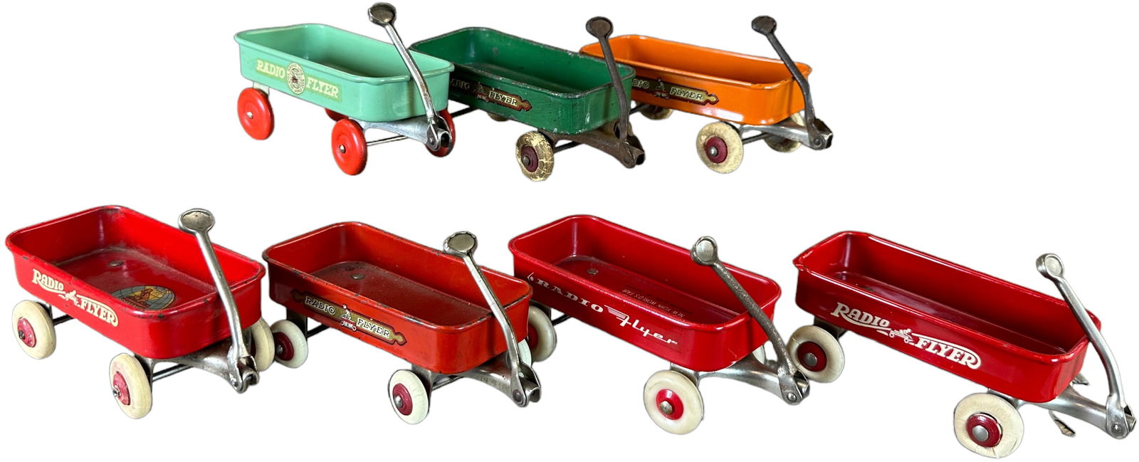 ASSORTED RADIO FLYER ADVERTISING WAGONS (1 of 5)