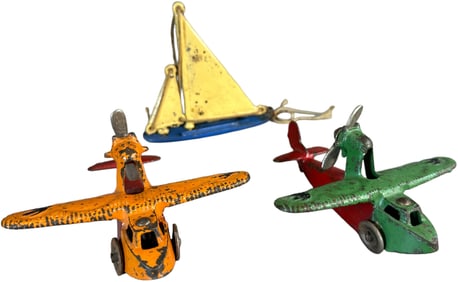 KILGORE SAILBOAT W/ SEAGULL AIRPLANES