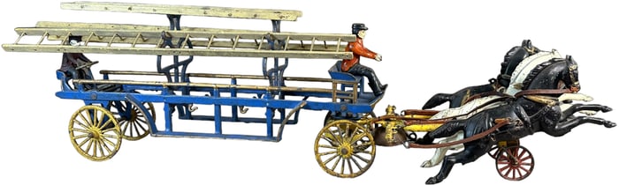 WILKINS HORSE DRAWN LADDER WAGON