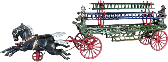 IVES HORSE DRAWN LADDER WAGON