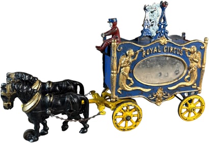 HUBLEY ROYAL CIRCUS CLOWN TRAPEZE WAGON